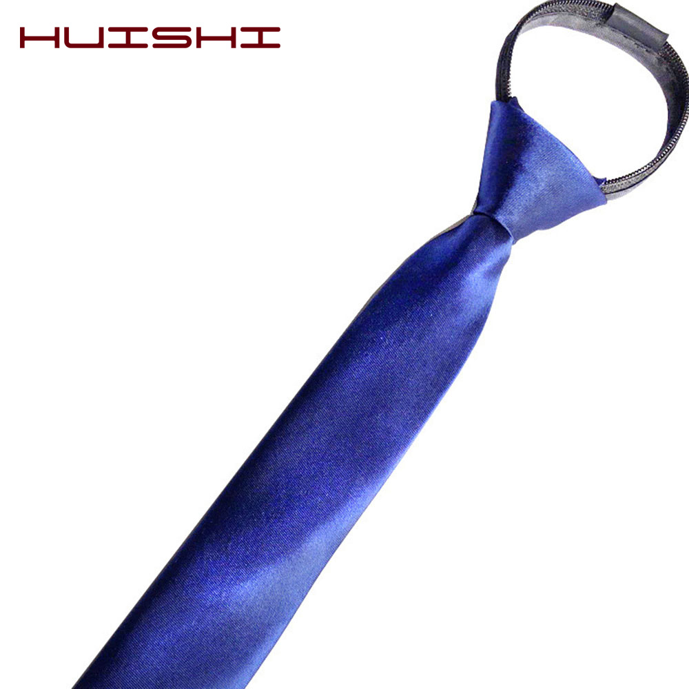 HUISHI Pre-tied Zipper Tie Nec - Skinny Tie Men recension och pris