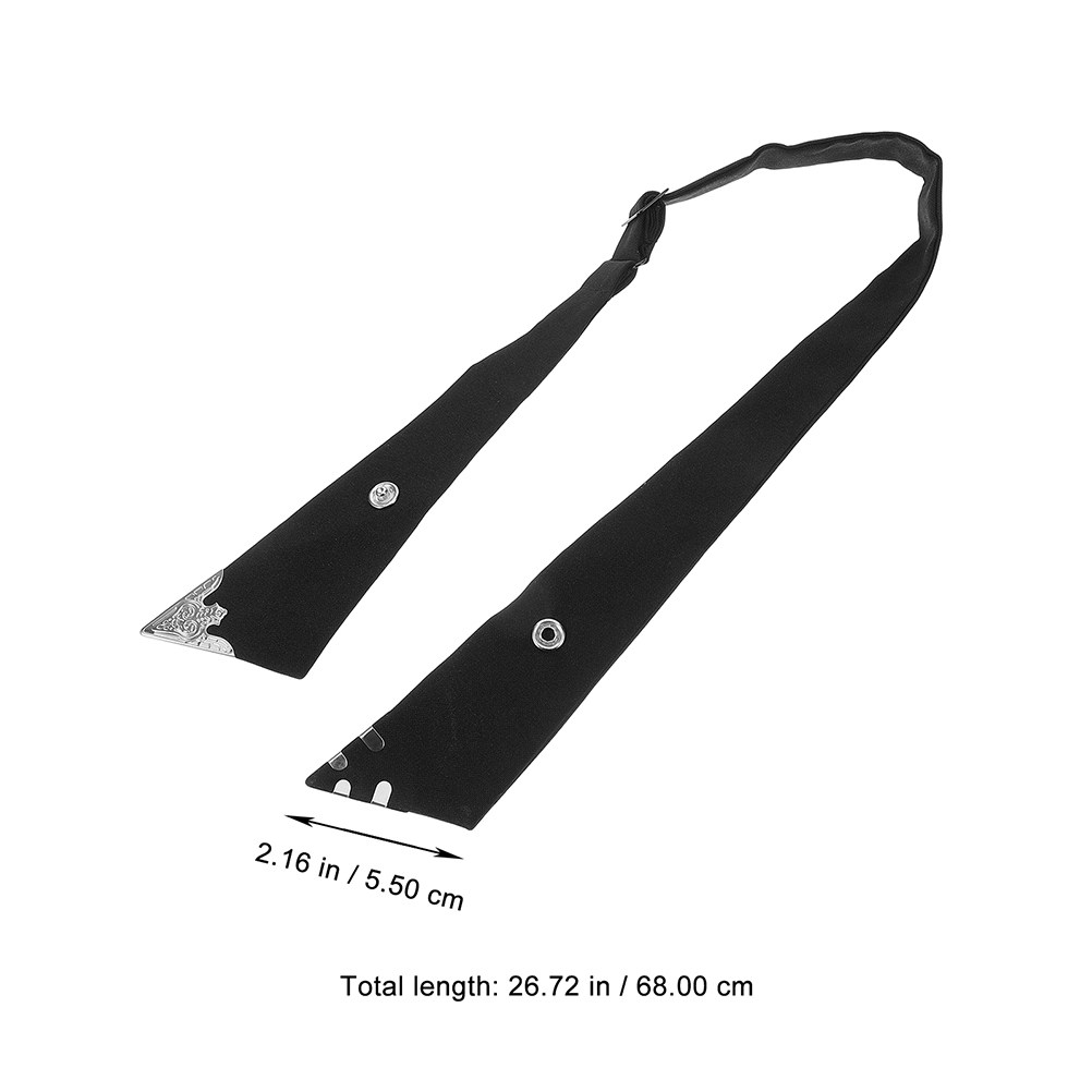 2Pcs Black Cross Bow Tie for W - Bow Tie Pre Tied recension och pris