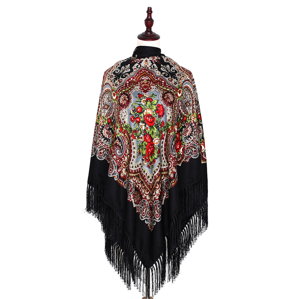 160*160cm Russian Scarf Women  - Bandana Cotton recension och pris