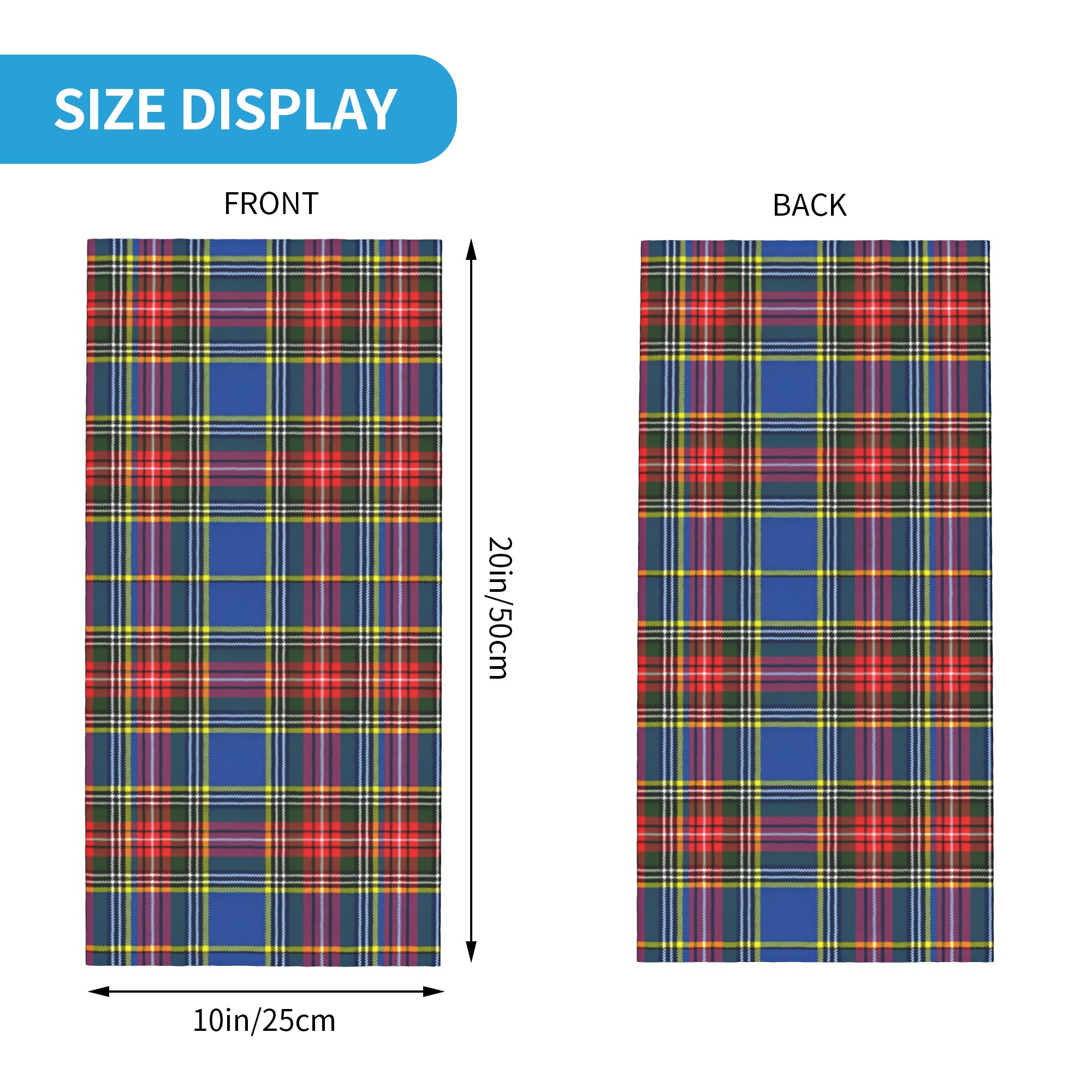Custom Royal Tartan Plaid Wint - Neck Warmer Tube recension och pris